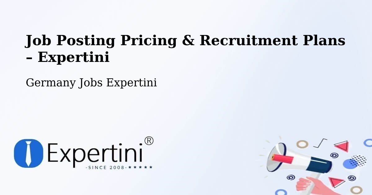 Job Posting Pricing & Recruitment Plans – Radevormwald - Radevormwald, Germany Jobs Expertini